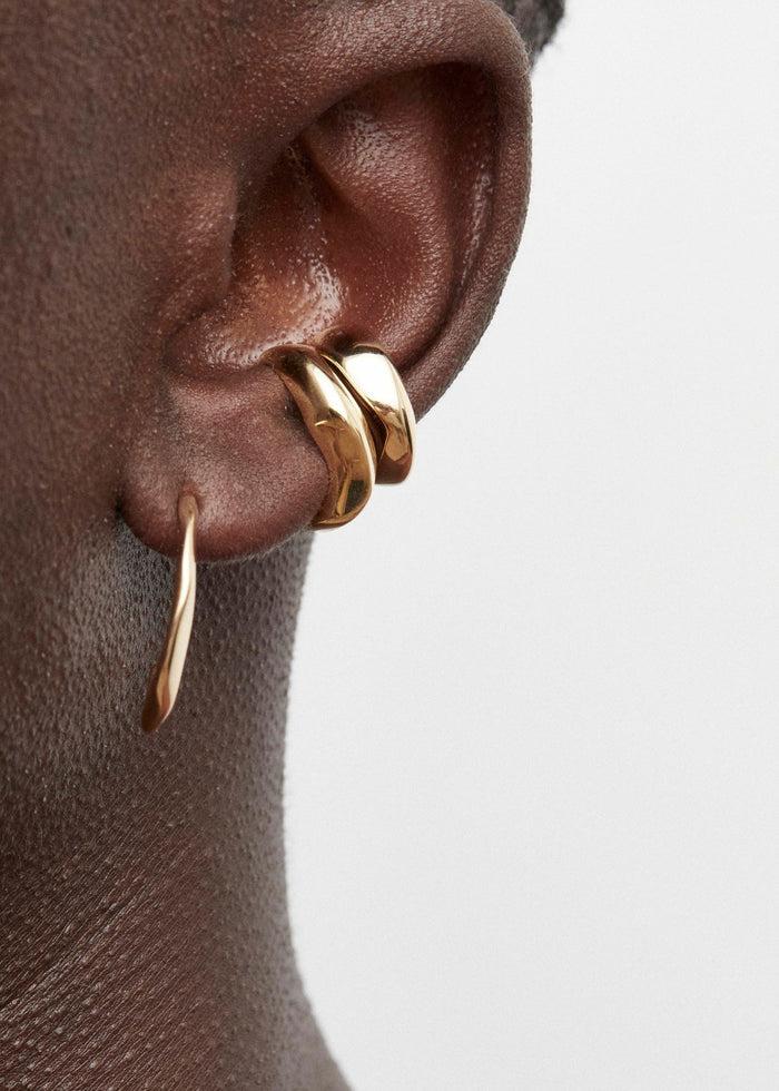 Cornelia Webb Molded Organic Hoop Earring Maxi