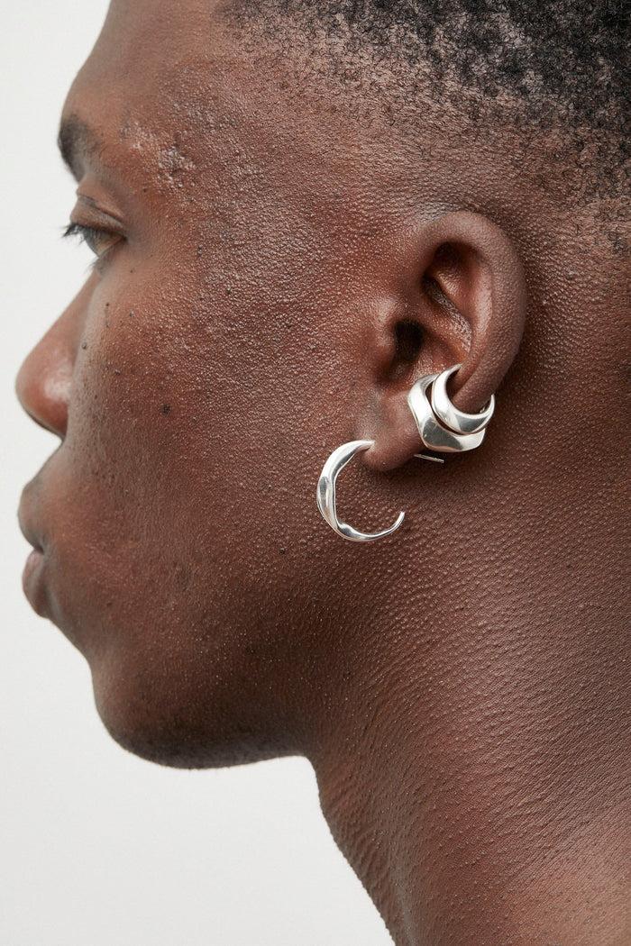 Cornelia Webb Molded Organic Hoop Earring Maxi