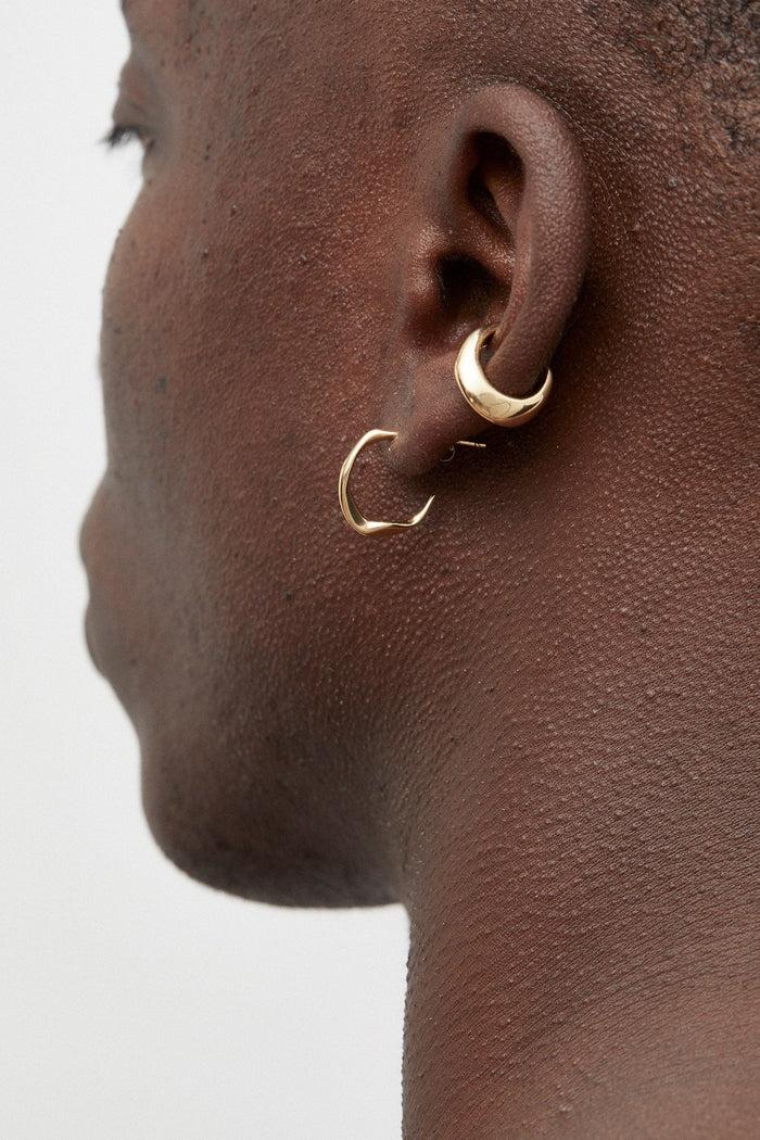 Cornelia Webb Molded Organic Hoop Earring Midi