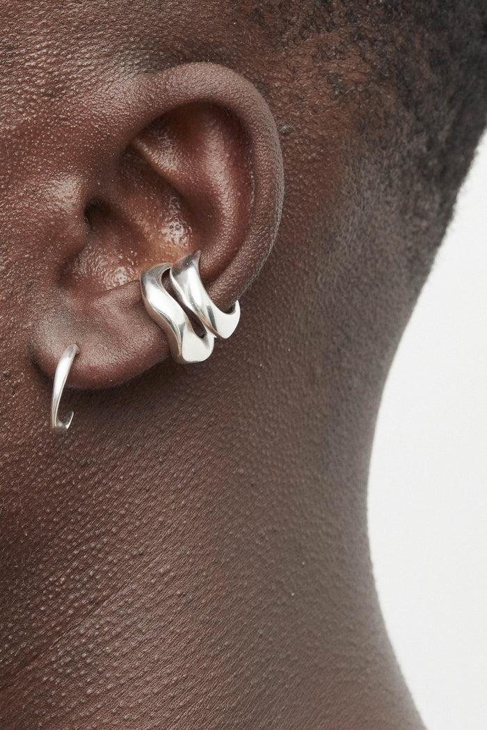Cornelia Webb Molded Organic Hoop Earring Midi
