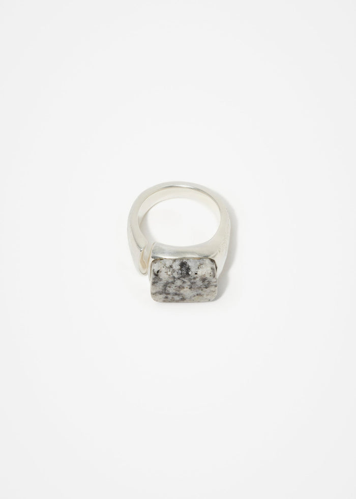 Cornelia Webb Molded Signet Ring | Granite