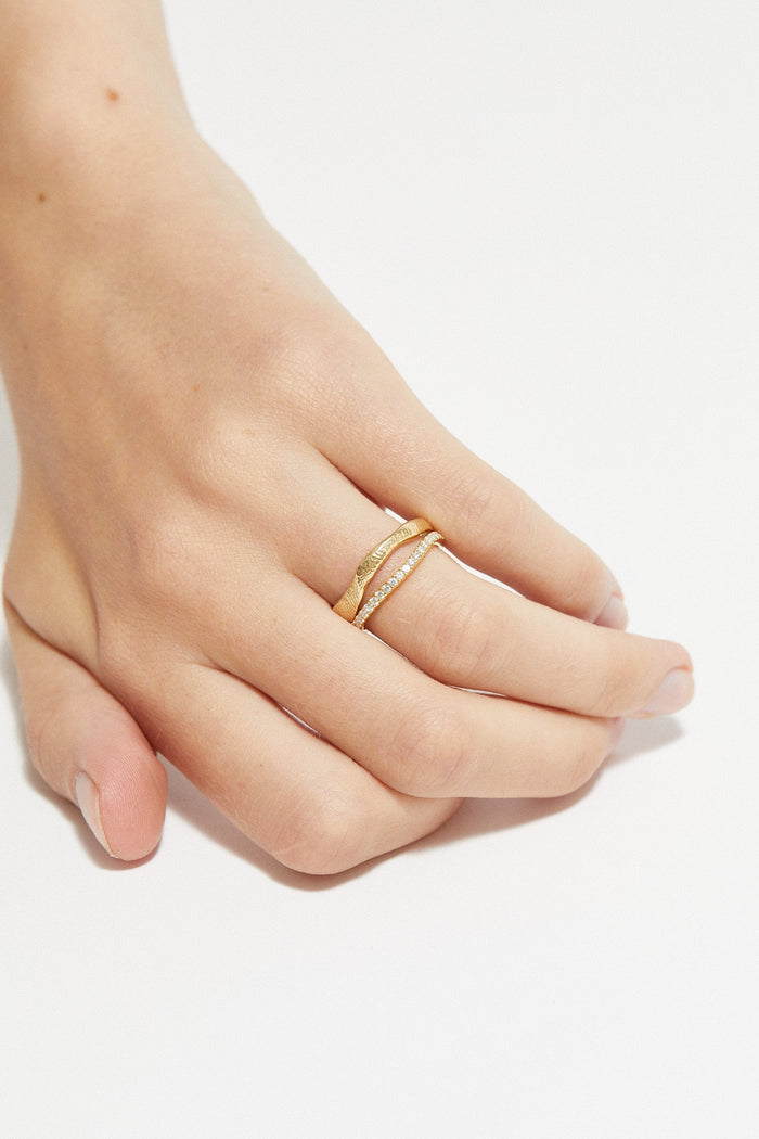 Cornelia Webb Organic Band Finger Imprinted