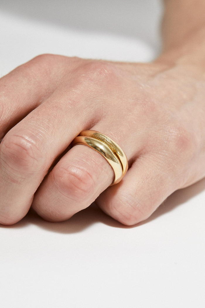 Cornelia Webb Sculptural Band - Finger Imprinted