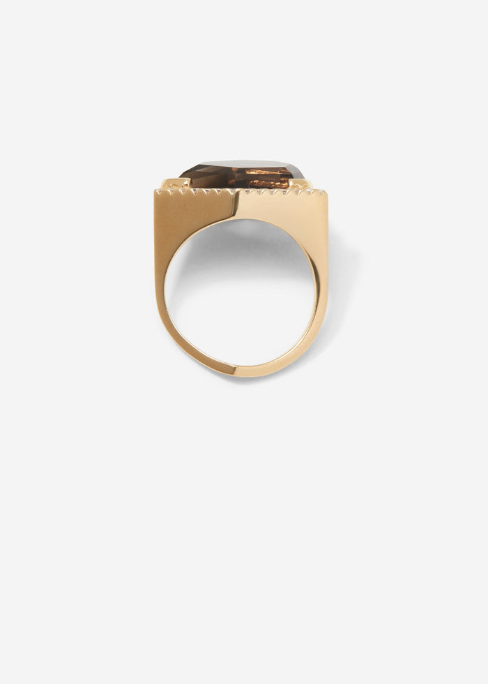Cornelia Webb Slized Ring Maxi | Smokey Quartz