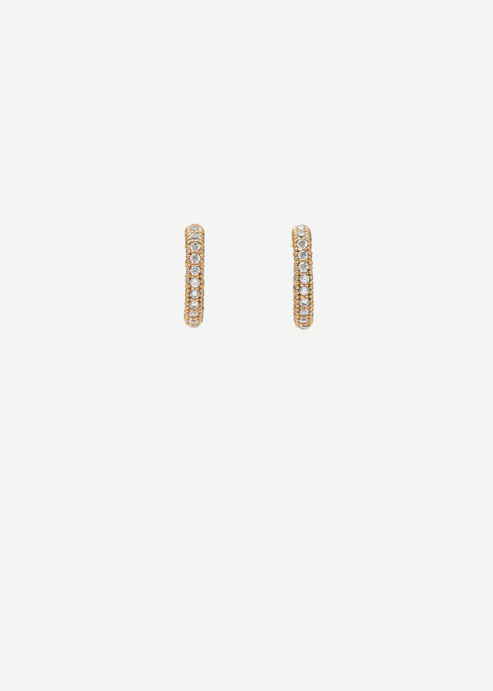 Cornelia Webb Stoned Hoop Earring Midi