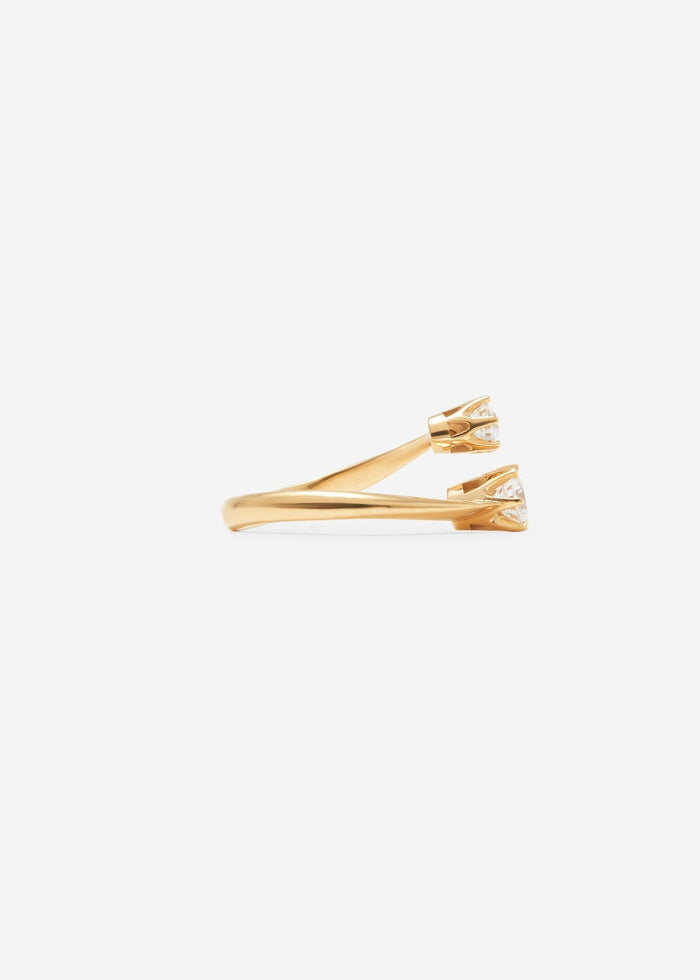 Cornelia Webb Toi Et Moi Flexitaire Ring