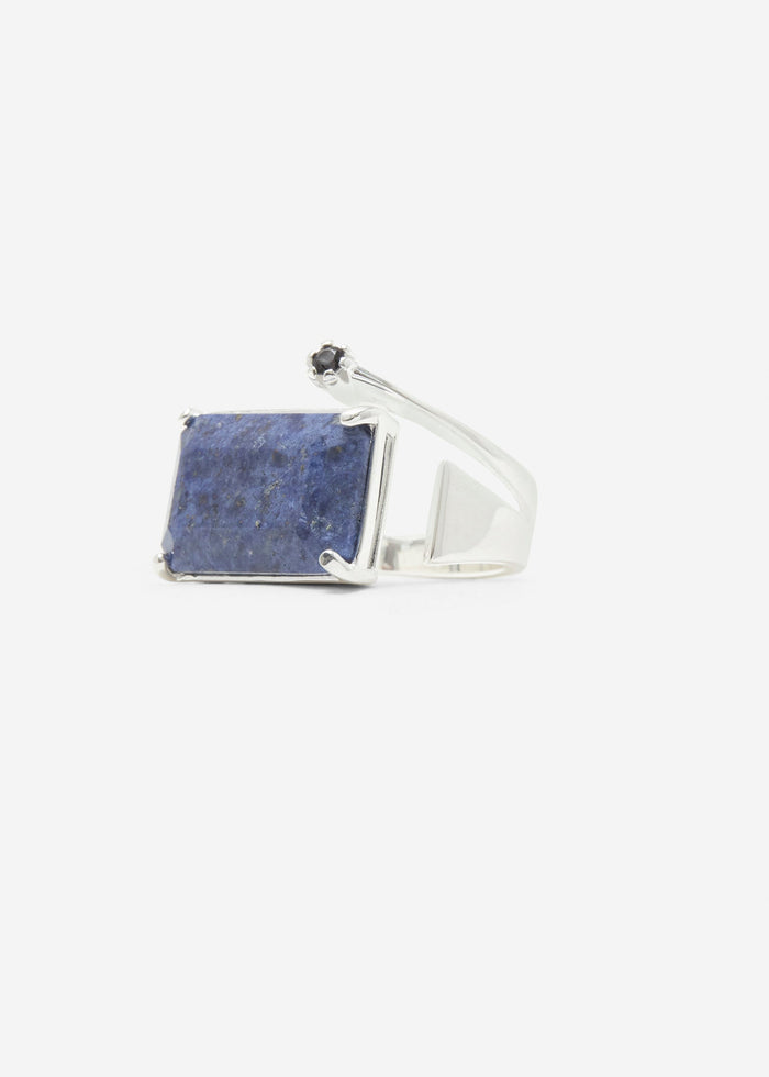 Cornelia Webb Warped Signet Ring | Dumortierite