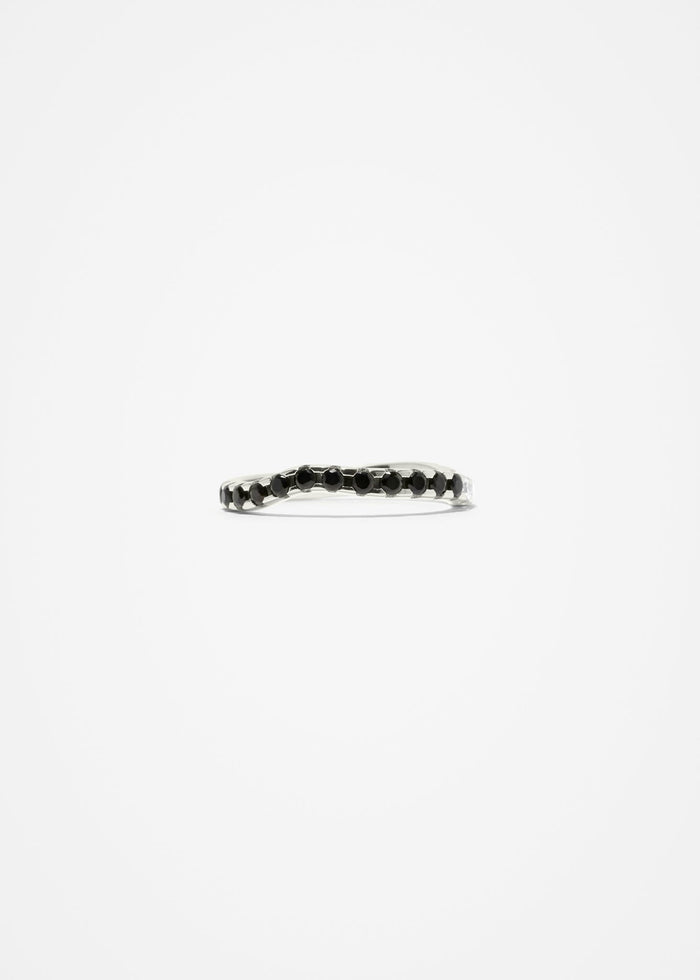Cornelia Webb Distorted Organic Ring Midi | Black And White