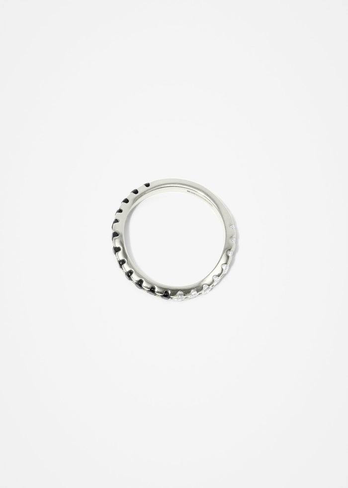 Cornelia Webb Distorted Organic Ring Midi | Black And White