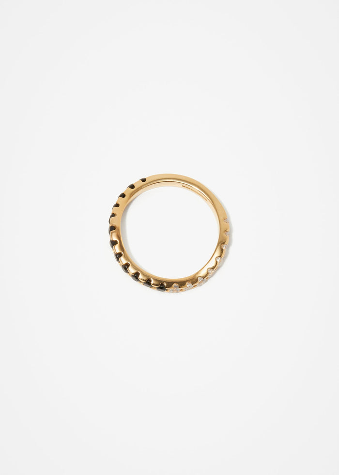 Cornelia Webb Distorted Organic Ring Midi | Black And White
