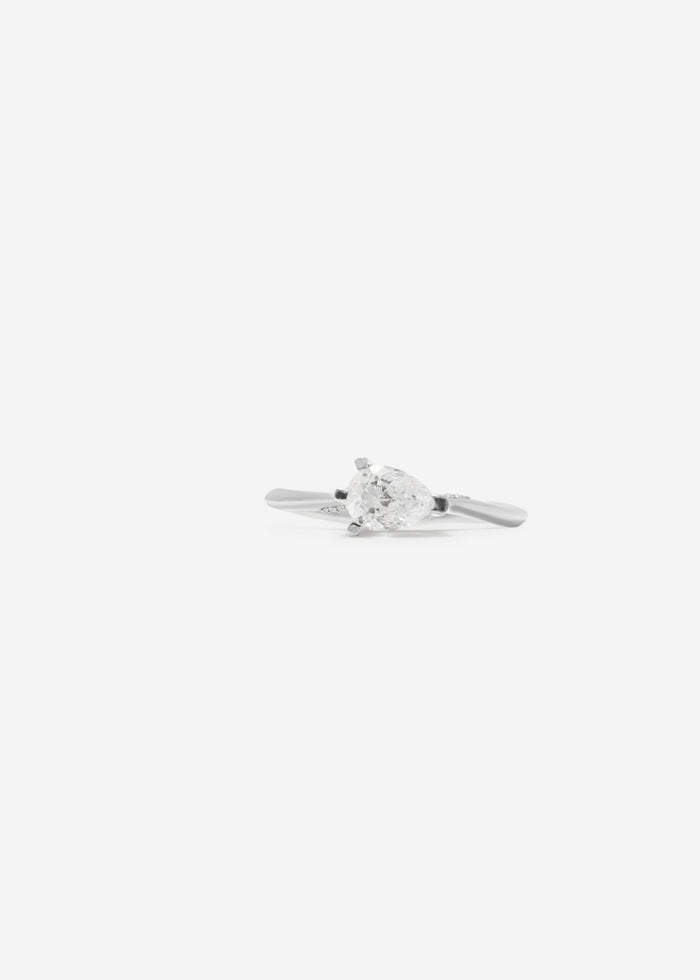 cornelia webb Drop Solitaire Ring Maxi Pavé 0.7 - 0.9 Ct