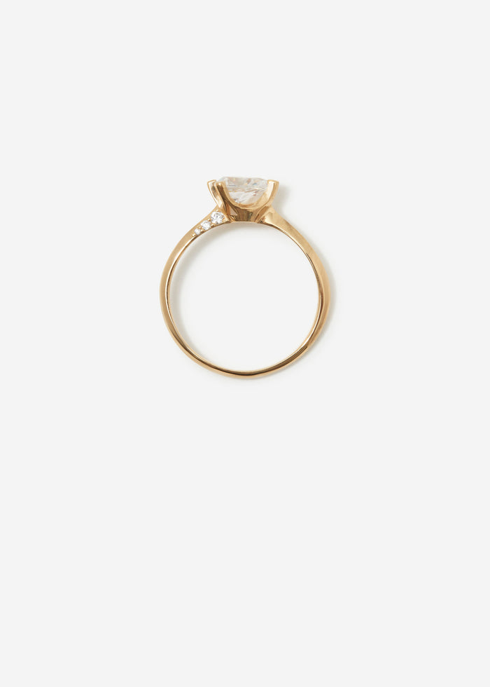 cornelia webb Drop Solitaire Ring Maxi Pavé 0.7 - 0.9 Ct