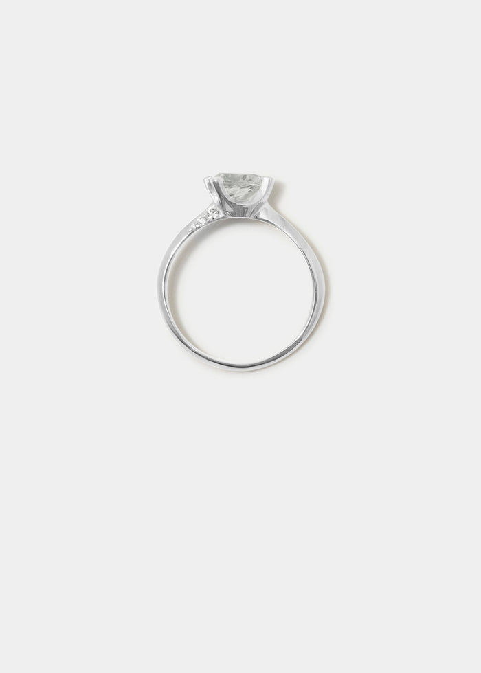 Cornelia Webb Drop Solitaire Ring Maxi Pavé 0.7 - 0.9 Ct