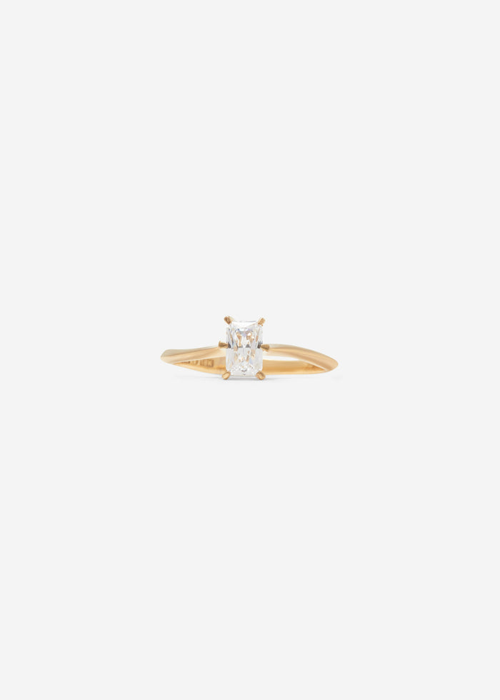 cornelia webb Emerald Cut Solitaire Ring Midi 0.3 - 0.5 Ct