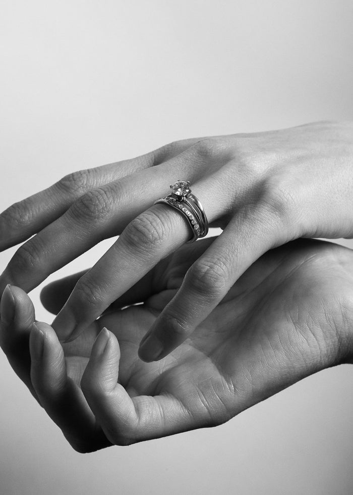 cornelia webb Molded Flush Set Full Eternity Band | Scaled