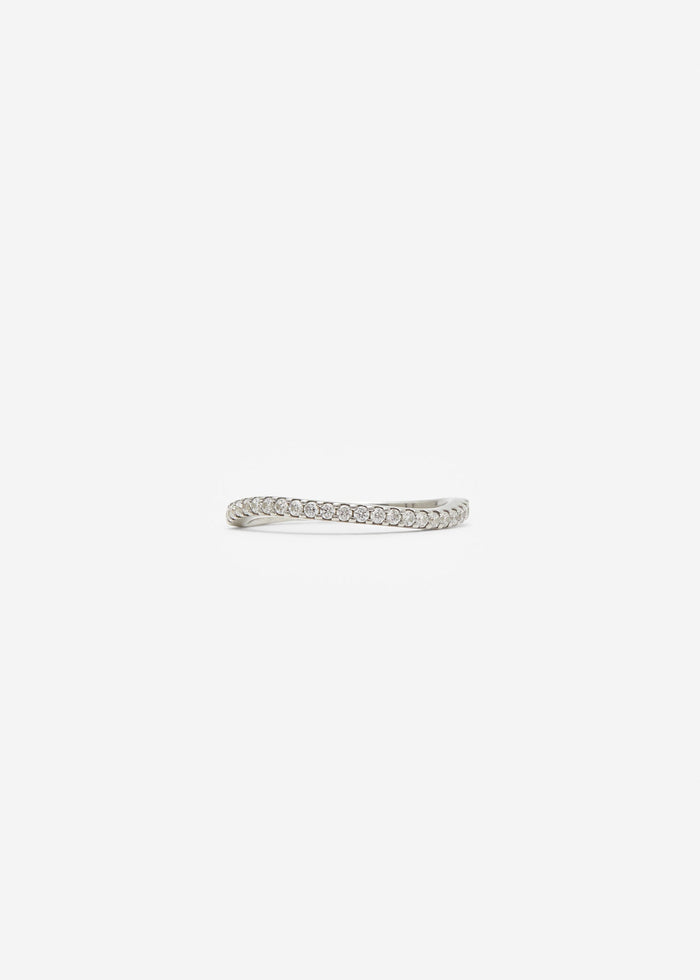 cornelia webb Organic Scallop Set Full Eternity Band 0.01 ct