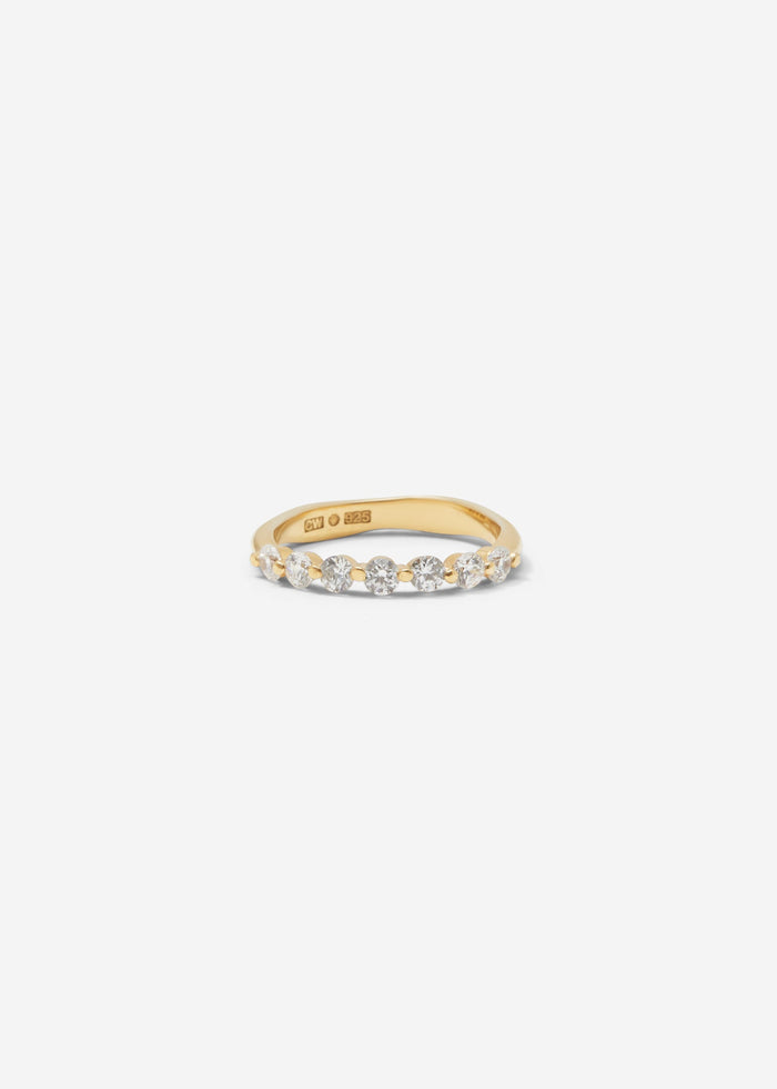 cornelia webb Shared Prong Set 1/3 Eternity Band 0.08 ct