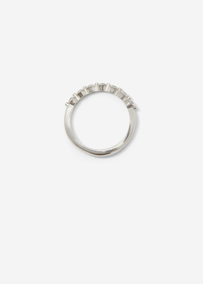 Cornelia Webb Shared Prong Set 1/3 Eternity Band 0.08 Ct