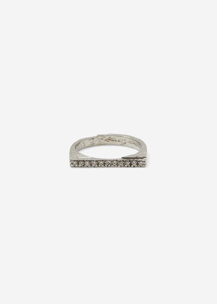 Cornelia Webb Slized Fishtail Set 1/3 Eternity Band 0.015 Ct