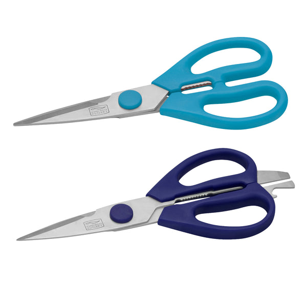 corningware Chicago Cutlery 2-piece Kitchen Shears in Blueberry and Blue Frost
