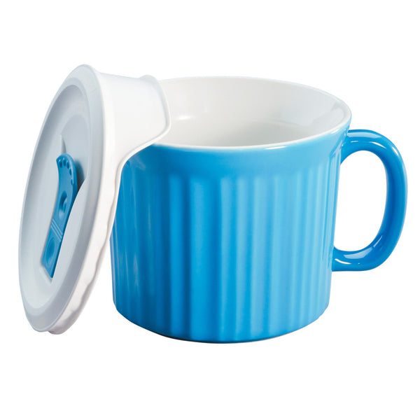 corningware CorningWare® 20-ounce Light Blue Meal Mug™ with Vented Lid