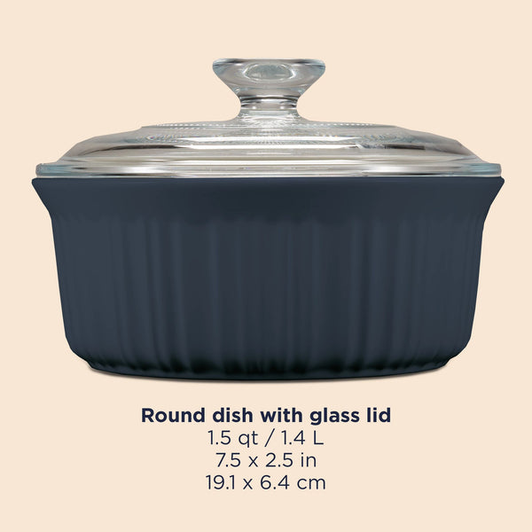 Corningware CorningWare® French Colors 1.5-quart Round Baking Dish Navy