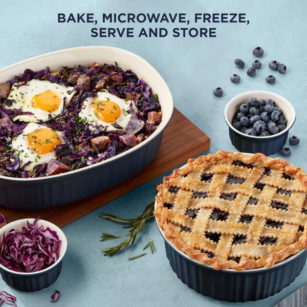 Corningware CorningWare® French Colors 12-piece Oval Bakeware Set Navy