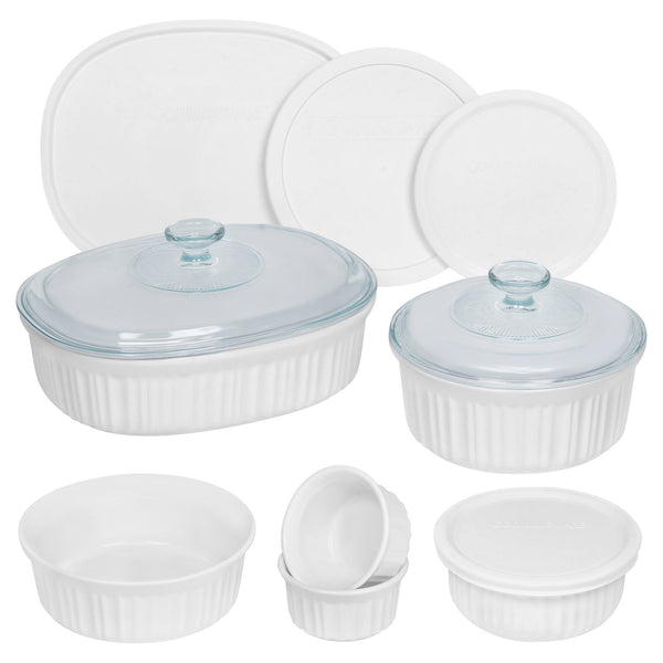corningware CorningWare® French White® 12-piece Bakeware Set