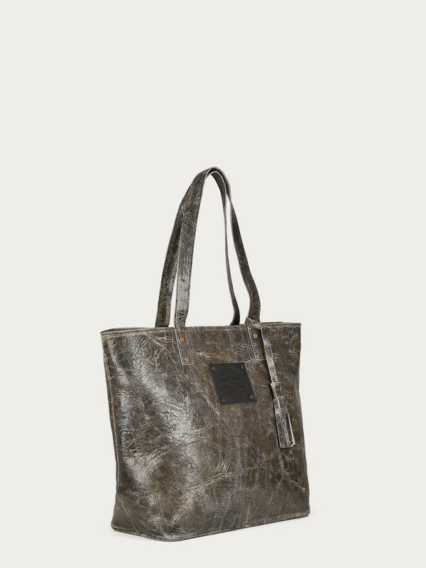 corral boots D1288 - DISTRESSED PURSE WITH SMALL TASSEL