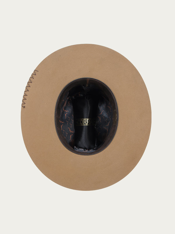 Corral Boots H0011 - SAND COWGIRL WOOL HAT WITH HEADBAND AND PIN