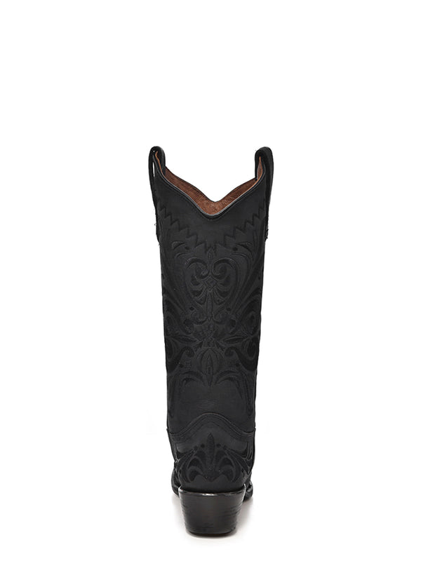 Corral Boots L5433 - WOMEN’S EMBROIDERY BLACK SNIP TOE COWBOY BOOT
