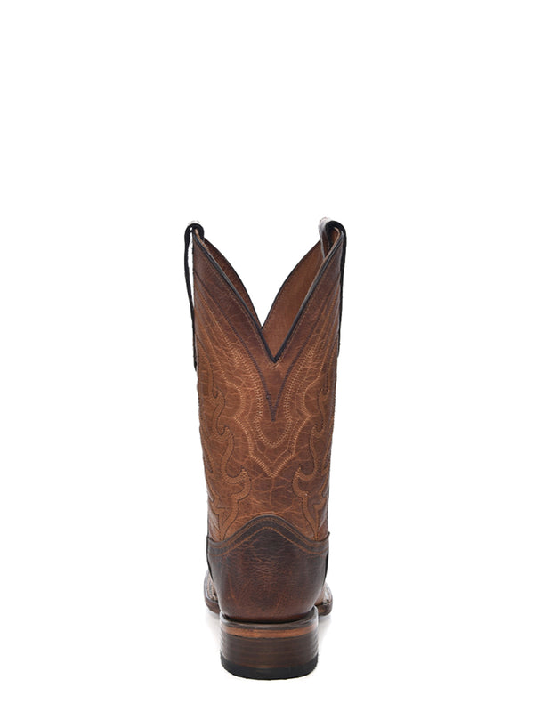Corral Boots L5733 - MEN'S EMABROIDERY BROWN WIDE SQUARE TOE COWBOY BOOT