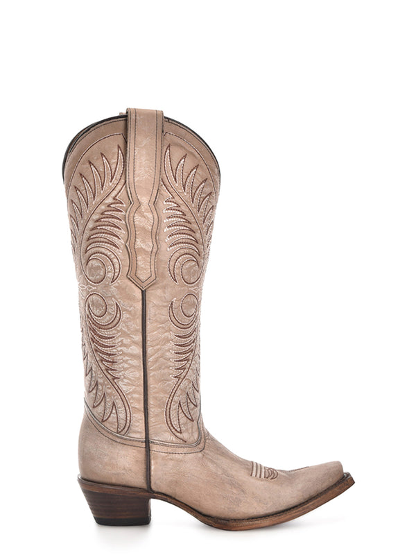 Corral Boots L6116 - WOMEN'S EMBROIDERY SAND SNIP TOE COWBOY BOOT