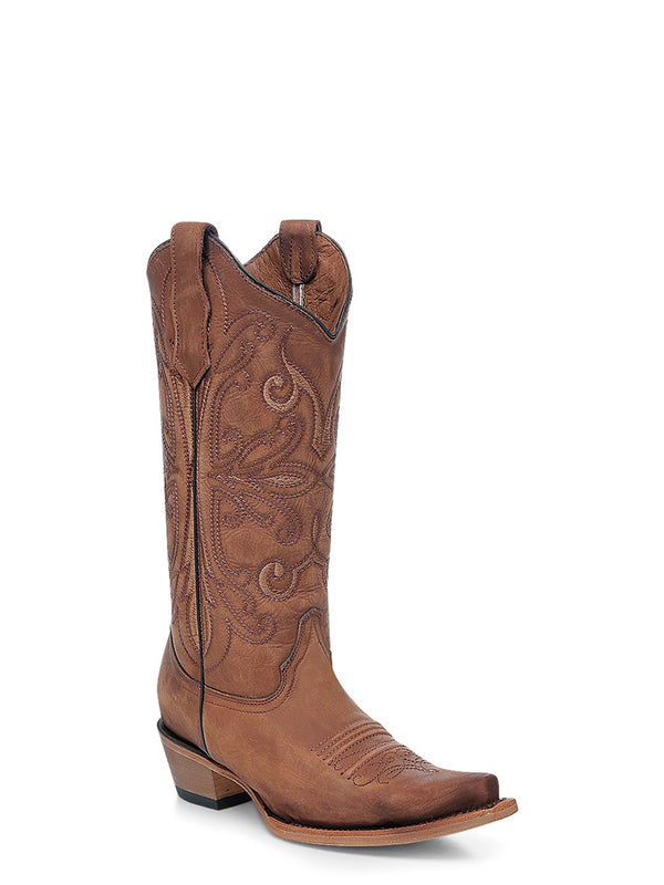 corral boots L6274 - WOMEN'S EMBROIDERY SHEDRON SNIP TOE CIRCLE G COWBOY BOOT