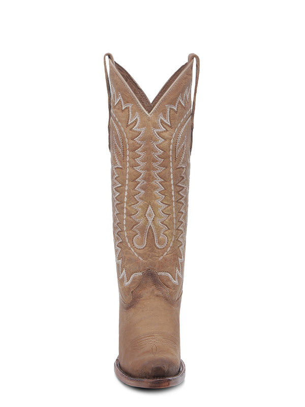 Corral Boots L6277 - WOMEN'S EMBROIDERY SAND SNIP TOE CIRGLE G COWBOY BOOT