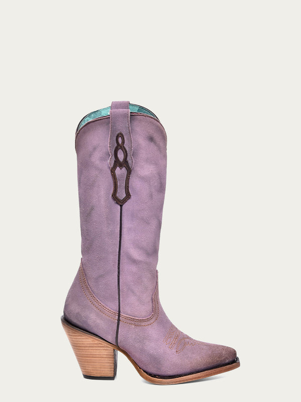 Corral Boots Z5204 - WOMEN'S LILAC LAMB POINTED TOE COWBOY BOOT