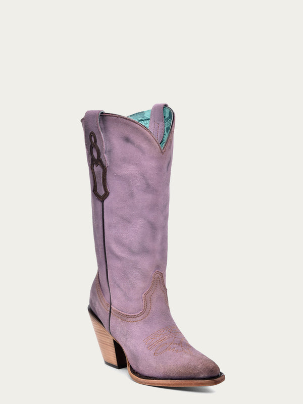 corral boots Z5204 - WOMEN'S LILAC LAMB POINTED TOE COWBOY BOOT