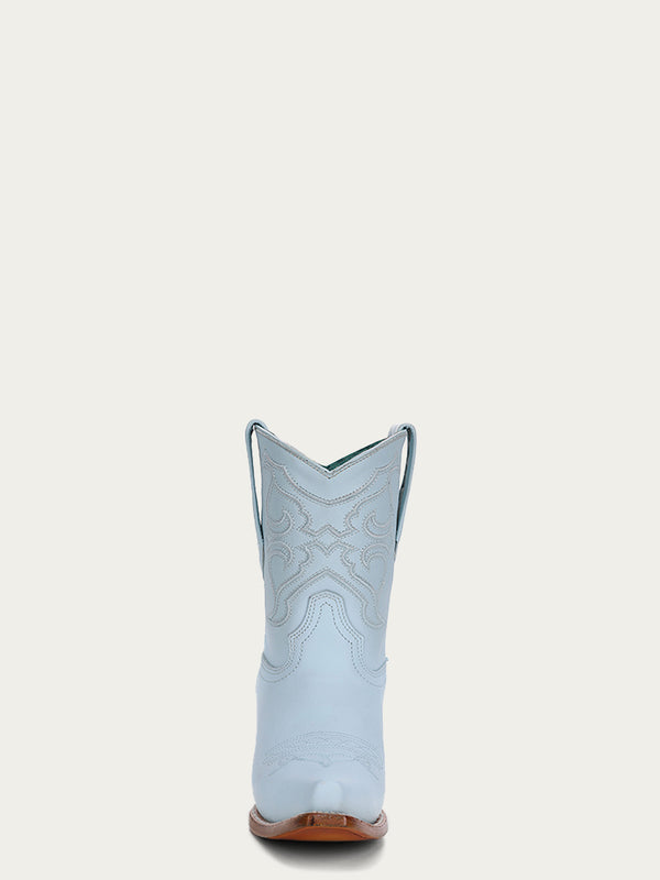 Corral Boots Z5255 - WOMEN'S EMBROIDERY BABY BLUE SNIP TOE ANKLE BOOT