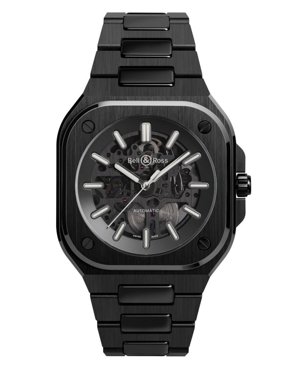 cortina Bell & Ross BR 05 SKELETON BLACK CERAMIC 41mm Black Ceramic Case Skeletonised Dial Ceramic Bracelet cortina Bell & Ross BR 05 SKELETON BLACK CERAMIC 41mm Black Ceramic Case Skeletonised Dial Ceramic Bracelet