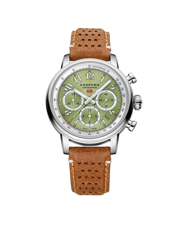 cortina Chopard Mille Miglia Classic Racing 40.5mm Verde Chiaro "Green" Dial Calf