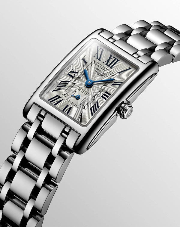 Cortina Longines Dolcevita Silver Dial Steel Strap