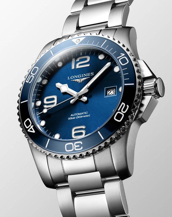 Cortina Longines Hydroconquest Automatic 41mm Blue Dial Steel Strap