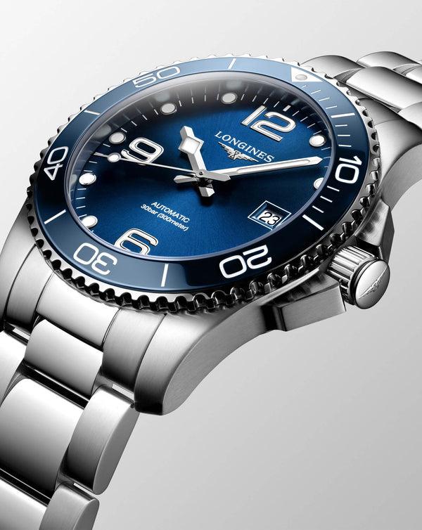 Cortina Longines Hydroconquest Automatic 41mm Blue Dial Steel Strap