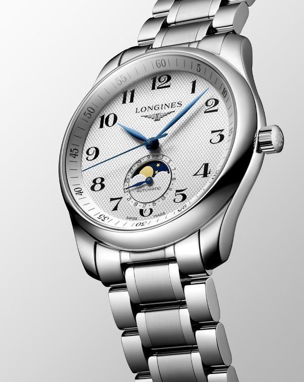 Cortina Longines Master Collection Automatic Moon-phase 40mm Steel Strap