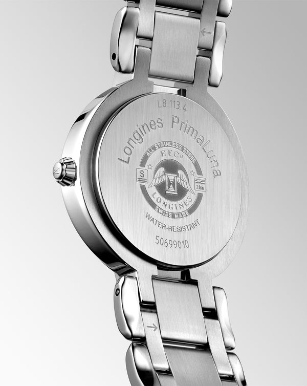 Cortina Longines Primaluna Auto 30mm Silver Dial Stainless Steel