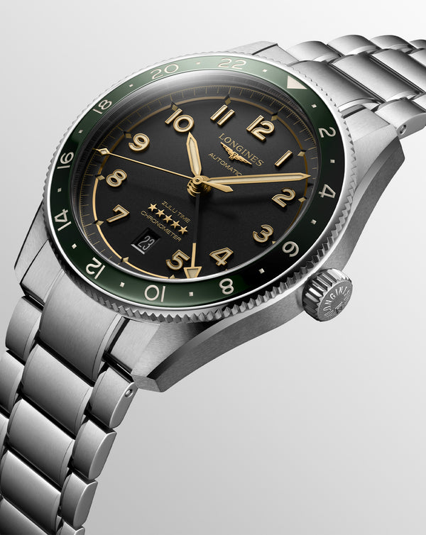 Cortina Longines Spirit Auto 42mm Anthracite Dial Stainless Steel