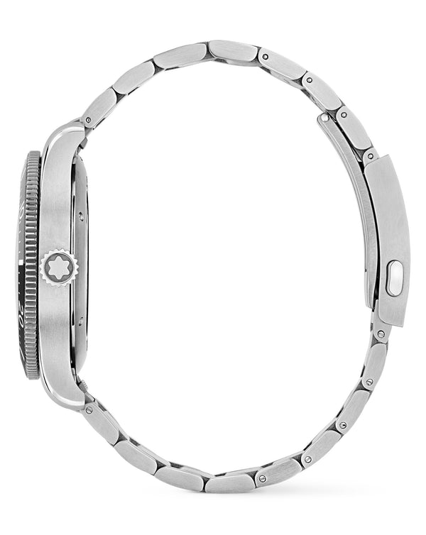 Cortina Montblanc 1858 Iced Sea Automatic Date 41mm Grey Dial Steel Bracelet