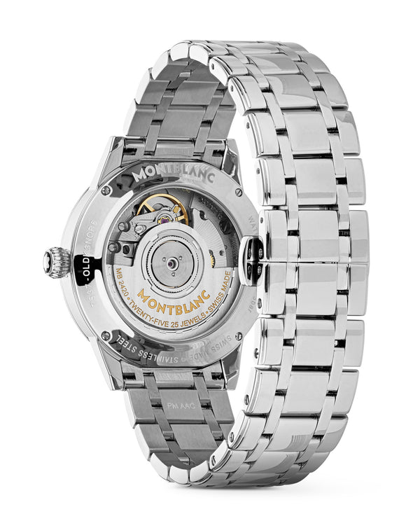 Cortina Montblanc Bohème Day & Night 34mm Silver-White Dial Steel Bracelet