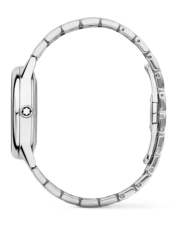 Cortina Montblanc Bohème Day & Night 34mm Silver-White Dial Steel Bracelet