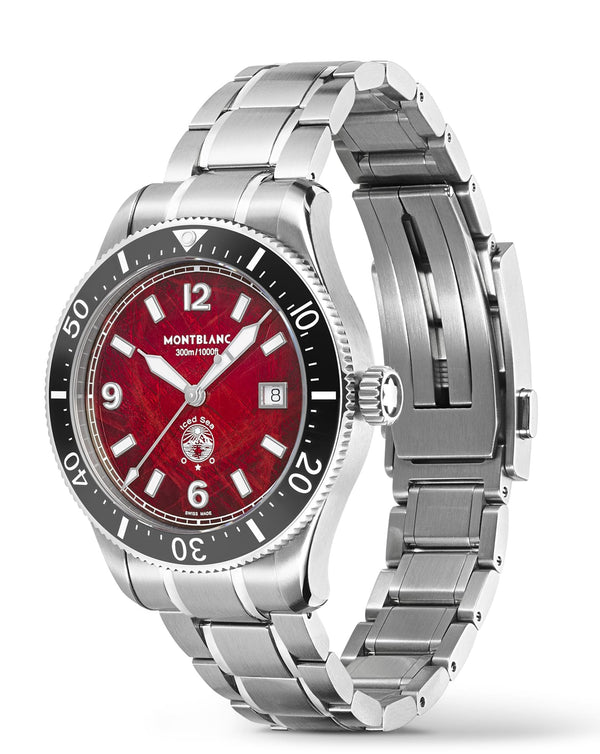 Cortina Montblanc Iced Sea Automatic Date 41mm Burgundy-tone Dial